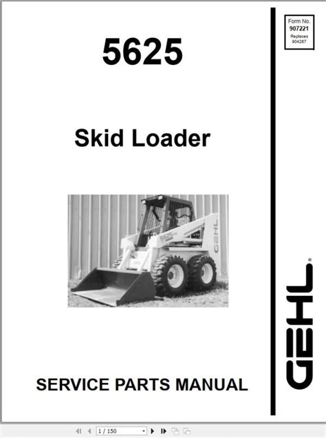 gehl skid steer 5625|gehl 5625 parts manual.